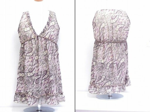 【中古】L&Beautiful(エル&ビューティフル) シースルーノースリーブチュニック yg3404117595 【中古】L&Beautiful(エル&ビューティフル) シースルーノースリーブチュニック yg3404117595