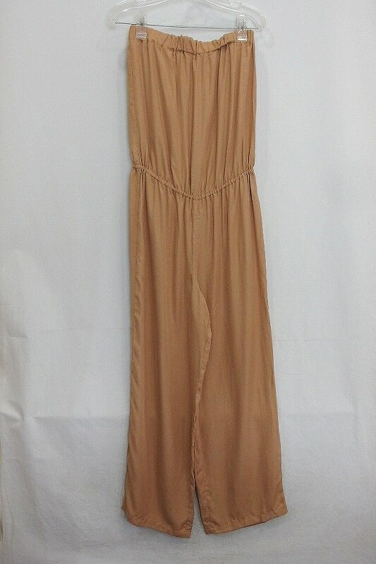 【中古】Noble(ノーブル) オフショルダー オールインワンパンツ 38 オフオレンジ系 ok3616142808
