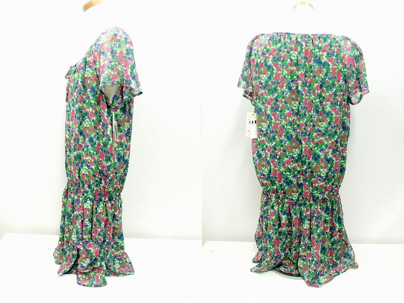 【中古】Rope Picnic(ロペピクニック) 半袖ワンピース　小花柄　新品タグあり 38 yg3612140079 vision-group-10271707 BRAND VISION ブランドビジョン サンプル画像2