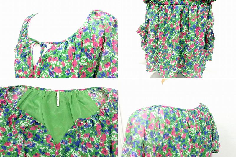 【中古】Rope Picnic(ロペピクニック) 半袖ワンピース　小花柄　新品タグあり 38 yg3612140079 vision-group-10271707 BRAND VISION ブランドビジョン サンプル画像3