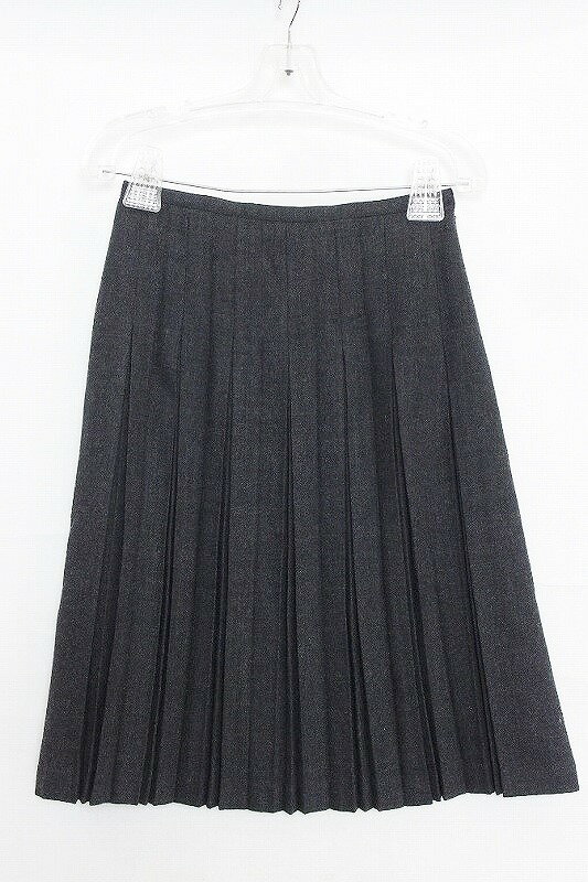 乐天商城 - 【中古】a aire ア エル プリーツスカート 36 グレー ok3808153045