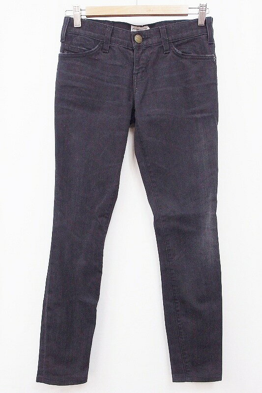 Rakuten - 【中古】CURRENT/ELLIOTT カレントエリオット スキニーパンツ 24 ブラック nm3816157748