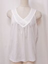 【中古】BCBG MAXAZRIA BCBGマックスアズリア ノースリーブチュニック XXS ホワイト nm3822161187