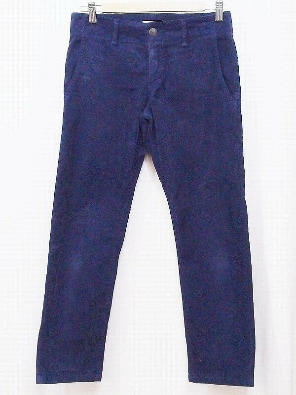 樂天商城 - 【中古】YANUK ヤヌーク コーデュロイクロプドチノ S 57123025 ネイビー nm4012168189