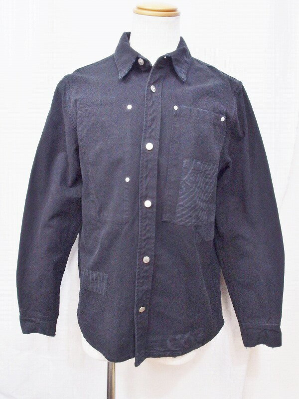 乐天商城 - 【中古】VYNER ARTICLES WORKER SHIRT BANDANA PATCHES デニムシャツ メンズ M nm4024174392