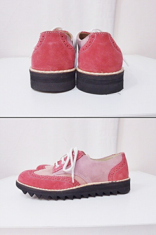 【中古】cebo レースアップシューズ 37 ピンク nm4206176594 2