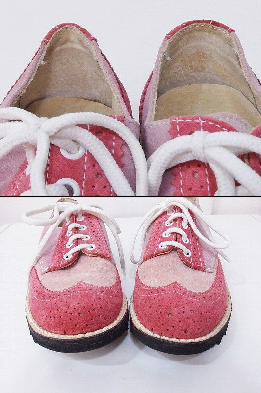 【中古】cebo レースアップシューズ 37 ピンク nm4206176594 3