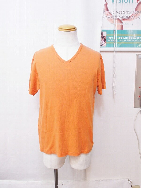 Rakuten - 【中古】UNITED ARROWS ユナイテッドアローズ RHYTHM OF LIFE　Tシャツ　Vネック メンズ M オレンジ nm4206176985