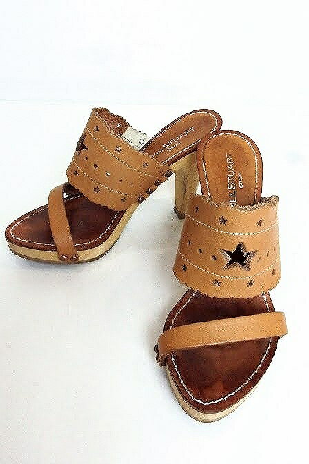 【中古】JILL STUART ジルスチュアート サンダル　ミュール S ブラウン ok4010167494