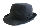 【中古】Borsalino ボルサリーノ バケットハット サファリハット コットン 58cm 日本製 BS001-02000 ネイビー kz5008222042