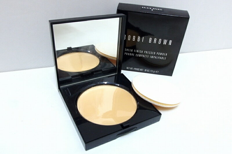 【中古】BOBBI BROWN ボビイブラウン シアーフィニッシュ プレストパウダー #3 ゴールデン オレンジ kz5008222177