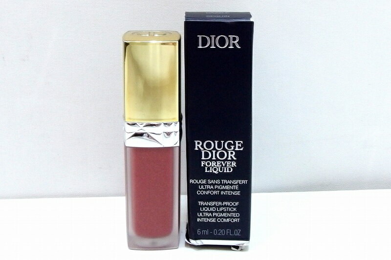 【中古】Dior ディオール 【限定色】 ルージュ ディオール フォーエヴァー リキッド シークイン 323 ダズル kz5008222228