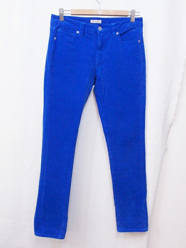 【中古】JOURNAL STANDARD ジャーナルスタンダード コーデュロイ　パンツ 38 ブルー nm4210180265