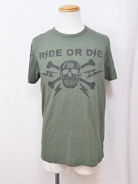 Rakuten - 【中古】john motors Tシャツ　ドクロ メンズ M カーキ nm4216182513