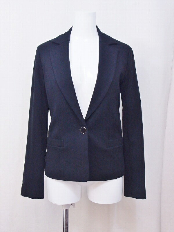 【中古】NATURAL BEAUTY BASIC ナチュラルビューティーベーシック 長袖ジャケット S ブラック nm4216182938