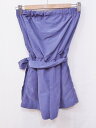 【中古】BANANA REPUBLIC バナナリパブリック オールインワン ベアトップ 0 パープル系 nm4216183226