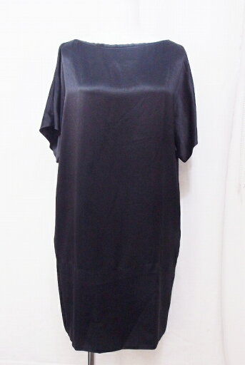 【中古】ADORE アドーア サテン風 半袖ワンピース 36 ブラック nm4218183461 【中古】ADORE アドーア サテン風 半袖ワンピース 36 ブラック nm4218183461