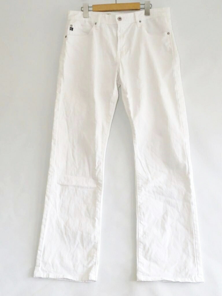 【中古】【訳あり】AG エージー アドリアーノゴールドシュミット THE PROTEGE　ホワイトデニム　W33*L3..