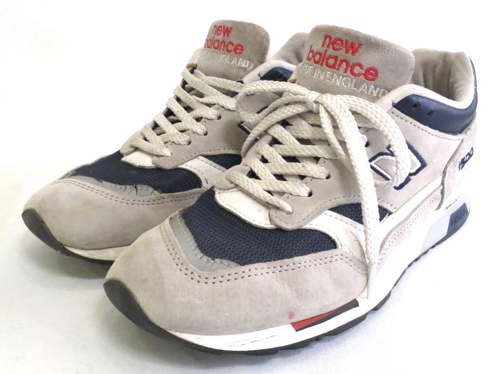new balance ニューバランス スニーカー スエード×メッシュ ・USA：5 1/2 M1500GNW グレー/ネイビー ok5010222635