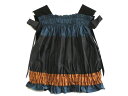 【中古】HIROKO KOSHINO ヒロコ コシノ 22SS コレクション/日本製 ボーダータフタトップス ベスト ・40 RHBJQ20590 ダークグレー...
