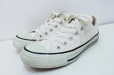 【中古】CONVERSE コンバース オールスター ローカット スニーカー ・24.0cm 1CJ606 ホワイト kz5012223734
