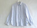 【中古】Max Mara Weekend マックスマーラウィークエンド リネン ストライプ ラインストーン 長袖シャツ ・42 51110371 05 ok5010223371|詳細画像