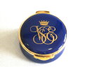 【中古】 Crummles & Co. オリエント急行 ピルケース イングリッシュエナメルズ イギリス製 ネイビー sy5012224030