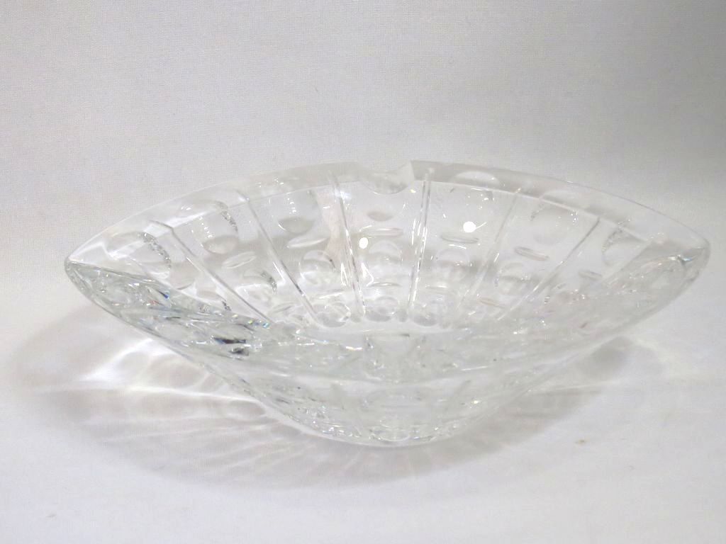 【中古】Baccarat バカラ 【レア】【廃盤】EQUINOXE <箱なし>エキノックス クリスタル アッシュトレイ 透明 sy5022227422