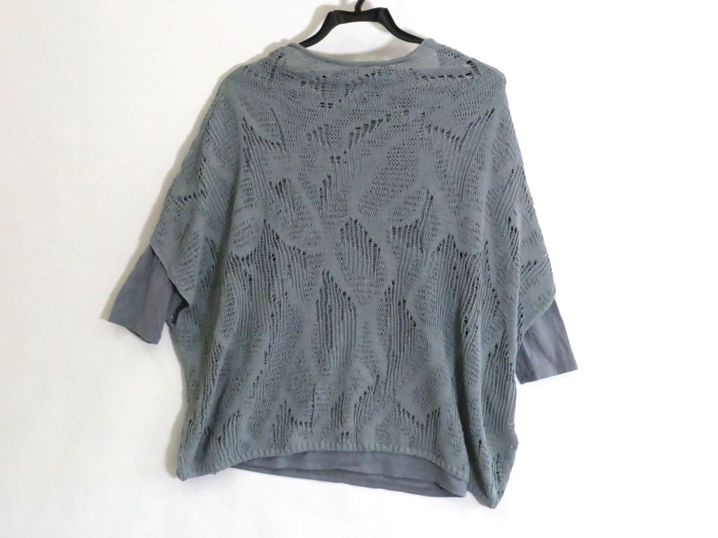 【中古】 サラパチーニ Sarah Pacini リネン混・レーヨン混 アンサンブル 重ね着デザイン プルオーバー ・1 ok5022228012