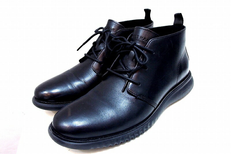 【中古】COLE HAAN コールハーン 2.ゼログランド チャッカ　レザーブーツ 25.0cm相当 メンズ 7.5M C26198 ok5202229574