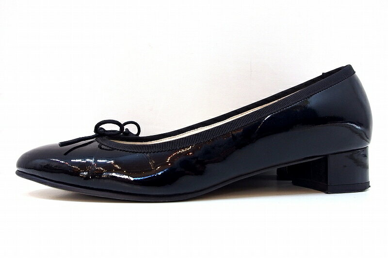 【中古】agnes b アニエスベー ローヒール バレエシューズ パンプス パテントレザ...