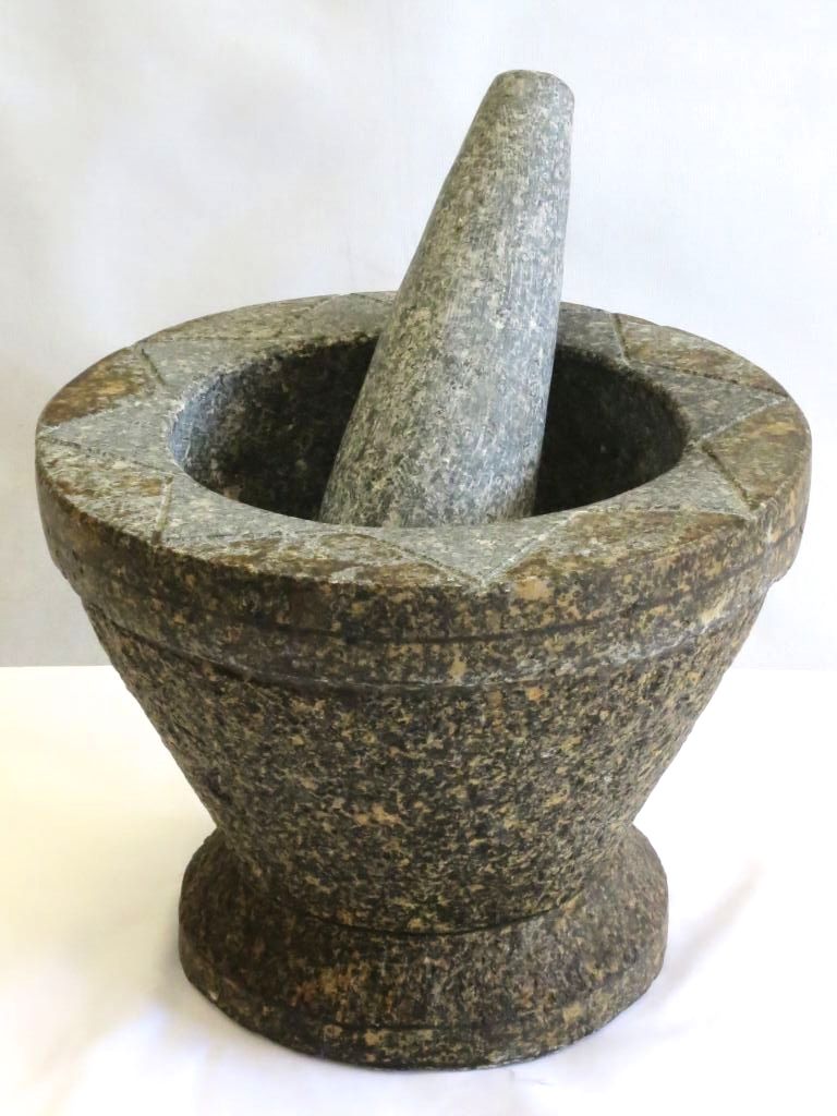 乐天商城 - 【中古】 石臼 すり鉢 乳鉢 すりこぎ棒 ok5210232376