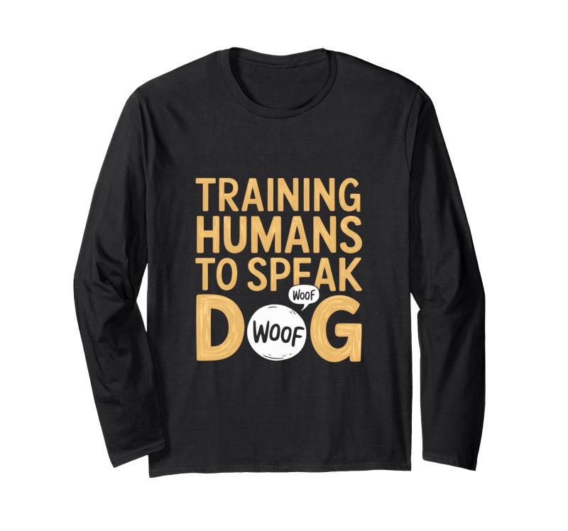 Rakuten - 訓練 人間 話す 犬 面白い 犬 トレーナー 長袖Tシャツ