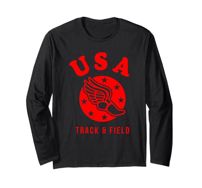 Rakuten - Trendy USA Track & Field Winged Trainers Red 長袖Tシャツ