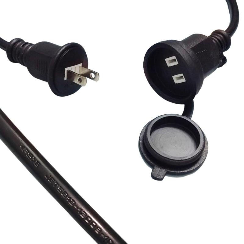 延長コード 5m 防雨型 防水 屋外 PSE認証 エコ 電動工具、草刈り機、照明用、掃除機 屋外 作業用 延長コード 黒い