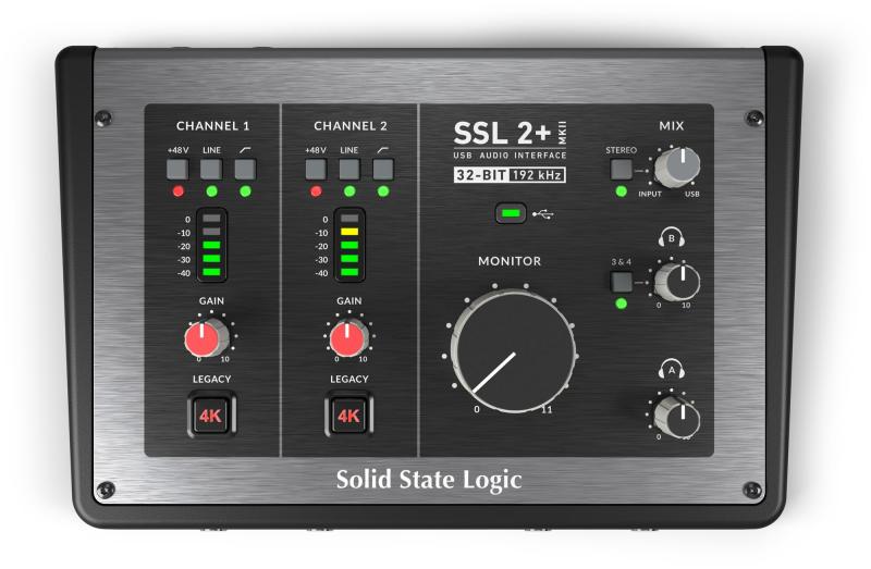 音頻接頭 - Solid State Logic (SSL) ソリッド・ステート・ロジック/SSL2+MKII オーディオインターフェース