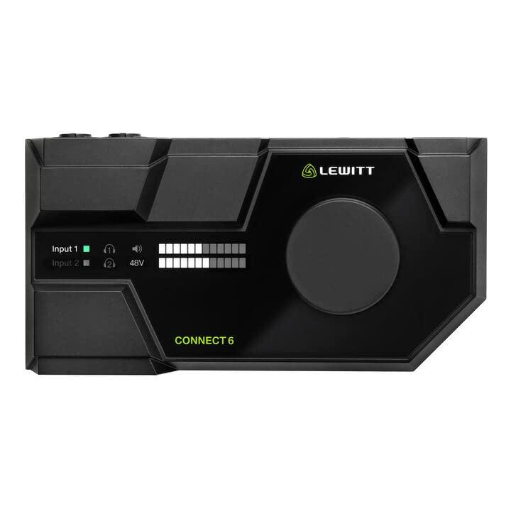 LEWITT CONNECT 6 オーディオインターフェース USB DTM 音楽制作 録音 生配信 ループバック CubaseLE