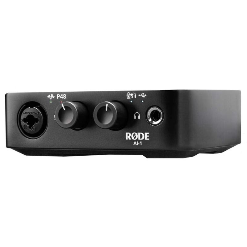 RODE Microphones ロードマイクロフォンズ AI-1 USB Audio Interface USBオーディオインターフェース AI1簡単なセットアップで高音質なコンピュータレコーディングを実現するUSBオーディオインターフェース。