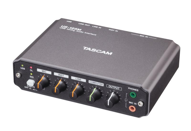 TASCAM オーディオインターフェース US-125Mオーディオキャプチャーバンドル：無