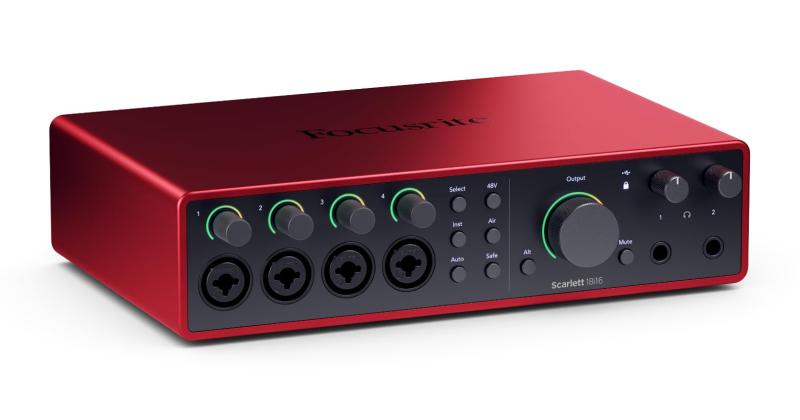 Focusrite Scarlett 18i16 (4th Gen) 18in 16out オーディオインターフェイス 第4世代 フォーカスライト