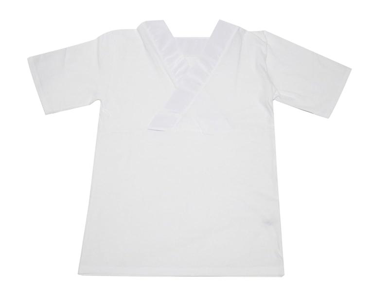 Rakuten - [SAKIKU-EN] 厚手生地 新らくらく Tシャツ 半襦袢 七分袖 女性用 半袖 衿芯入る 半襦袢 M・L・LLサイズ 婦人用 レディース 和装 肌着 インナー hs-127