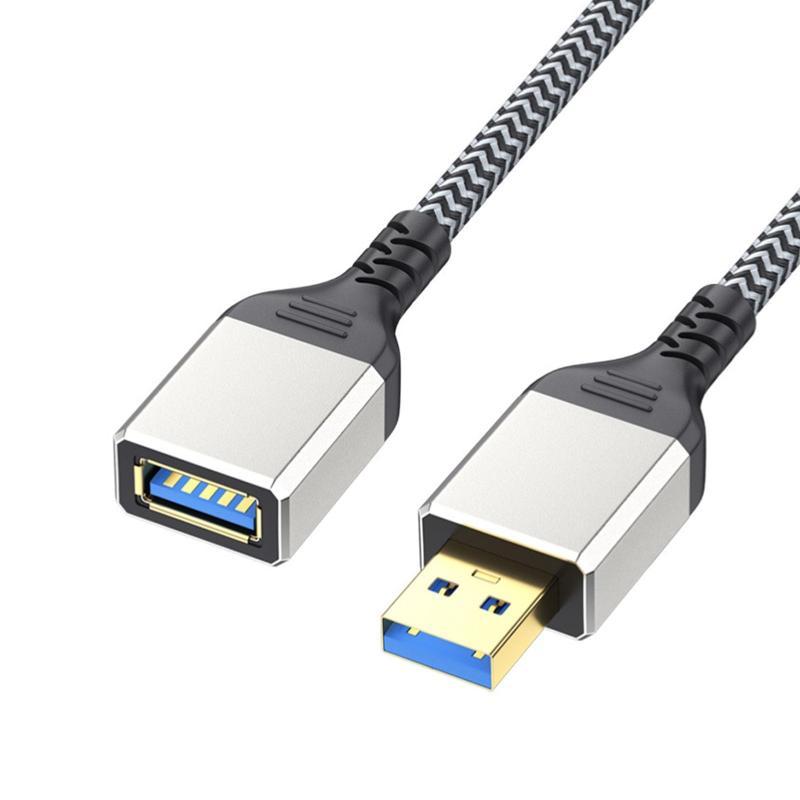 【送料無料】MOGOOD USB 延長ケーブル 5M USB3.0 延長コード ケーブルを編む Type Aオスからメスへ5 Gbpsデータ転送、照明器具、PC、ノートパソコン、タブレット、Macbookに対応 USB 延長(ブラック)