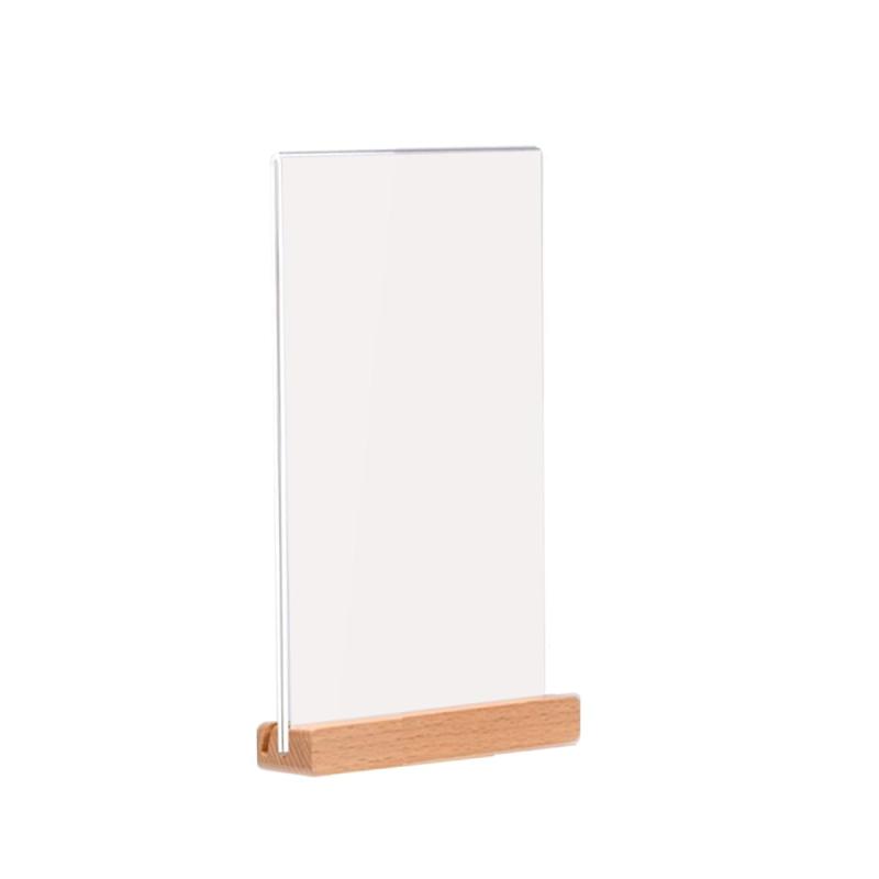 アクリル製 メニュースタンド POP立て 縦型 角度調整OK | ウリサポ KMA メニュー立て プライスカード カード立て カード差し アクリル 商品名 POP 値札 プライスカード カード立て メニュー か表示面：縦長サイズ　200×1...