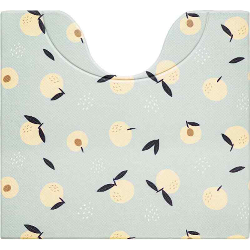 オカトー(Okato) スキマにピタっ拭けるPVCトイレマット(フルーツ)汚れても拭き取れる、お洗濯不要なトイレマットです。マットについている折り目によりスキマにぴったりとフィットするので、尿ハネや汚れをしっかりガード。