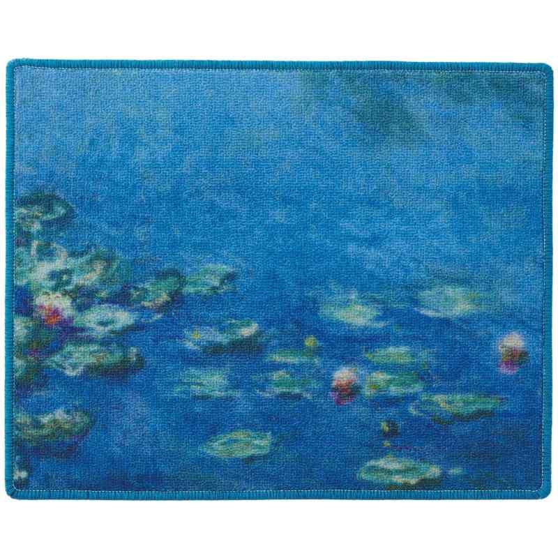 乐天商城 - 平津産業(Hiratsu Sangyo) 名画 洗面台マット モネ 睡蓮 50×40cm 日本製 滑りにくい加工 洗える おしゃれ 大判 北欧 お風呂 浴室 かわいい 足ふき ドア 掃除 室内 大きめ 92149900