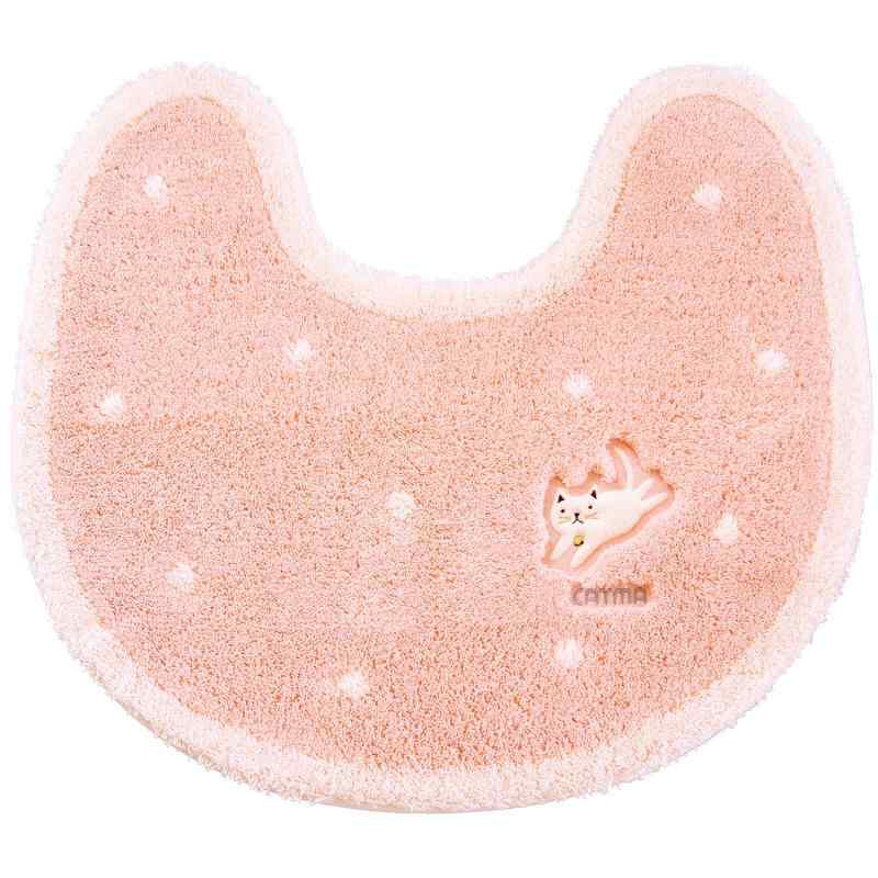 Rakuten - オカ(OKA) トイレマット ピンク 約60cm×67cm キャットマ6 (ネコ 猫)