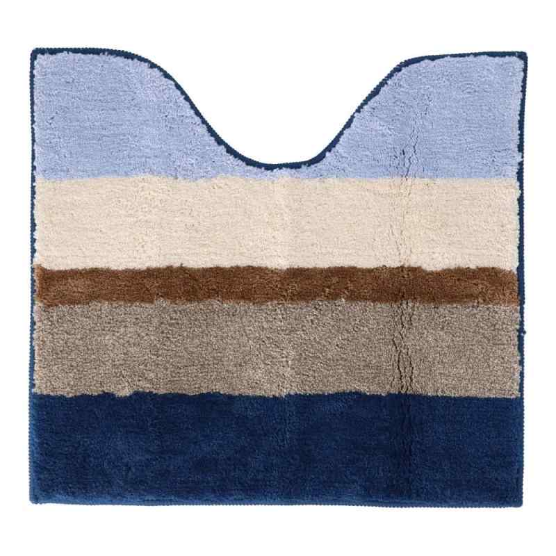 コーナンオリジナル LIFELEX トイレマット ボーダーネイビー ST21-6179