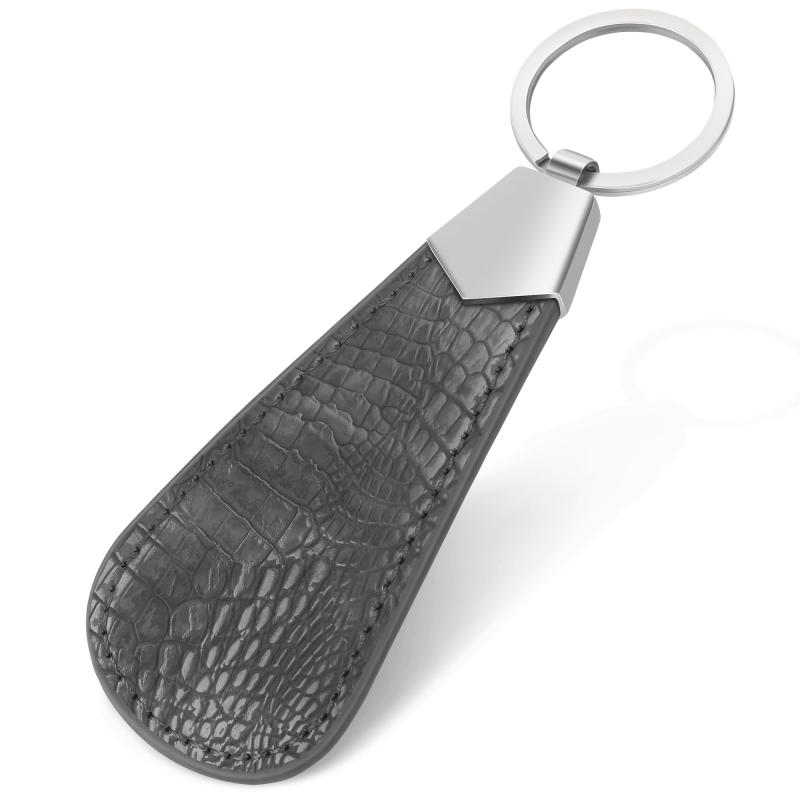 [ZOMAKE] 靴べら キーホルダー 携帯用 ミニ 軽量 PUカバー ステンレス製 コンパクト 高級 おしゃれ