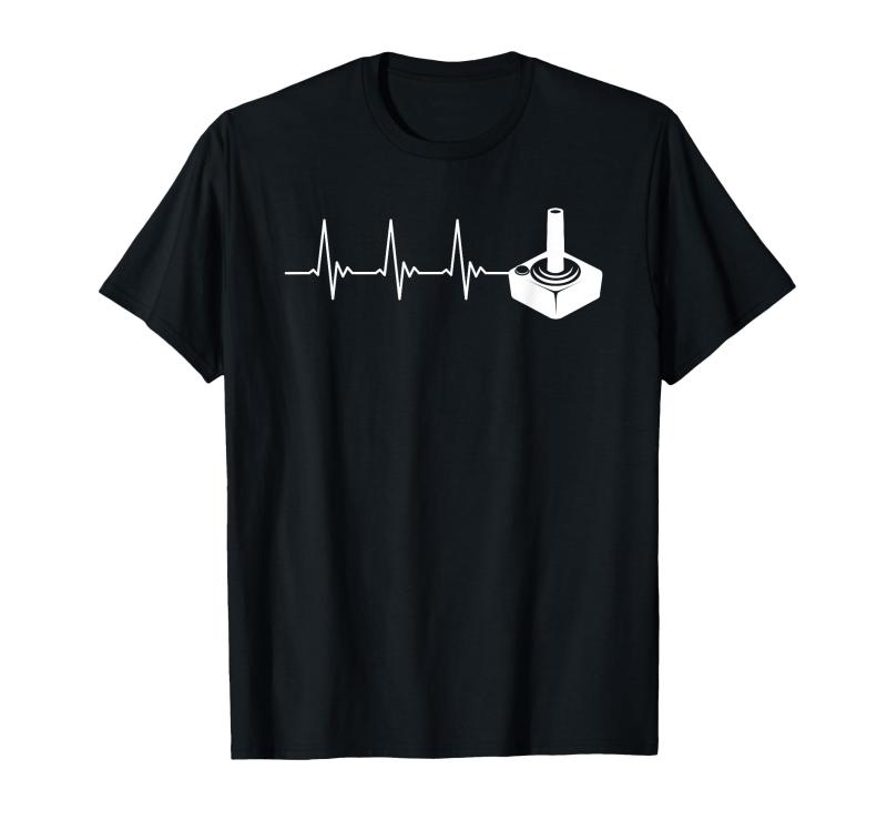 ゲーマー ジョイスティック ハートビート ビデオゲーム ゲームファン プレゼント Tシャツ