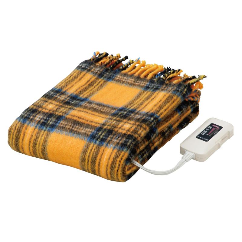 Sugiyama 洗える 電気ひざ掛け スタンダードタイプ 82×140cm 日本製 SSW-055H(YE) イエロー